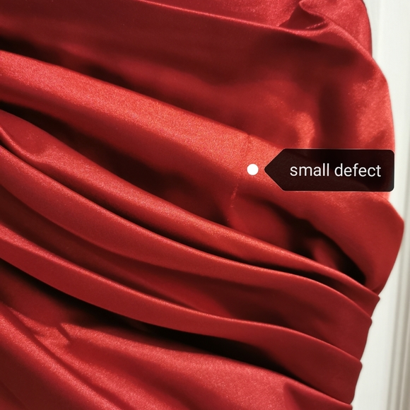 Satin midi dress - Picture 2 of 2